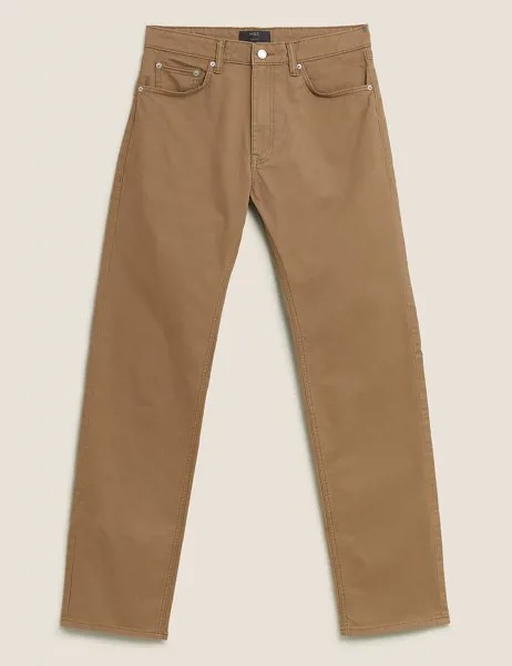 Прямые мужские брюки с карманами
