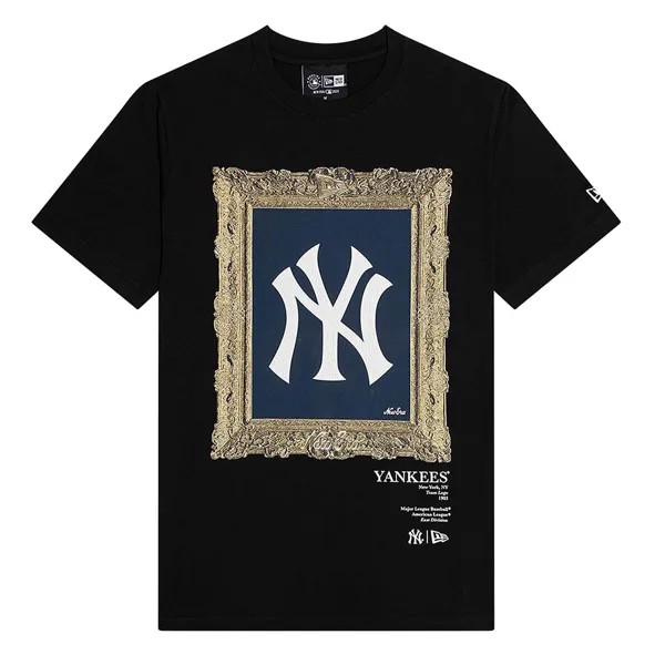 Футболка MLB NEW YORK YANKEES CURCUS T-SHIRT New Era, цвет Schwarz