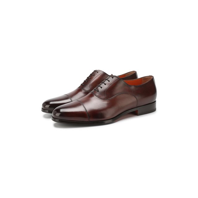 Кожаные оксфорды Santoni