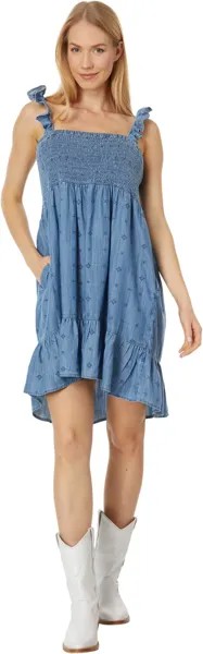 Платье Ariat Paisley Pursuit Dress, цвет Light Denim Blue