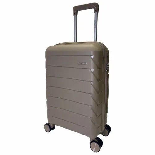 Чемодан MIRONPAN 23106, 40 л, размер S, светло-серый