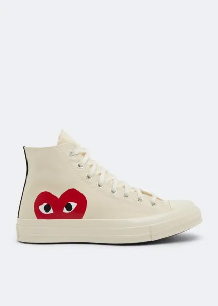 Кроссовки COMME DES GARÇONS PLAY X Converse sneakers, белый