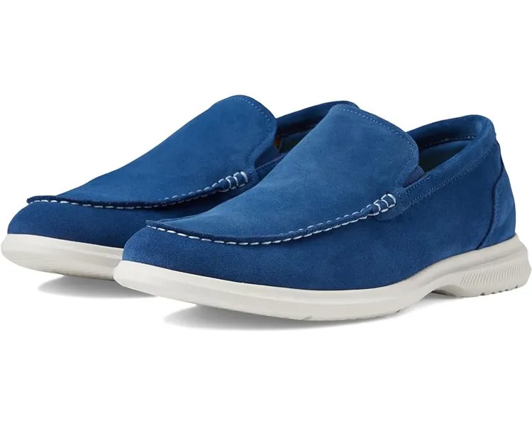 Лоферы Florsheim Hamptons Moc Toe Venetian Loafer, цвет Blue Suede