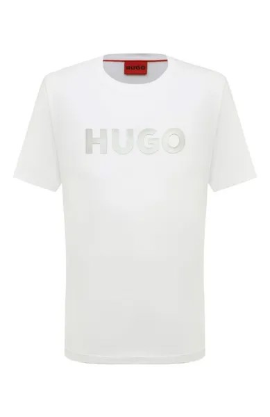 Хлопковая футболка HUGO