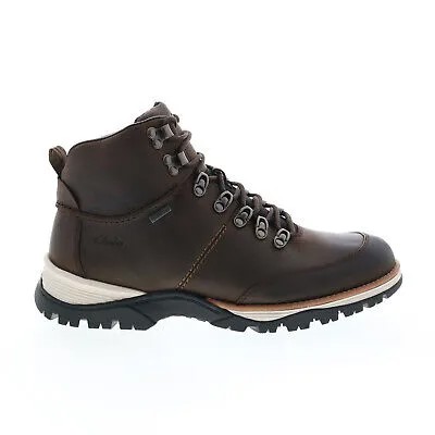 Мужские коричневые кожаные походные ботинки Clarks Topton Pine Gore-Tex GTX 26161260