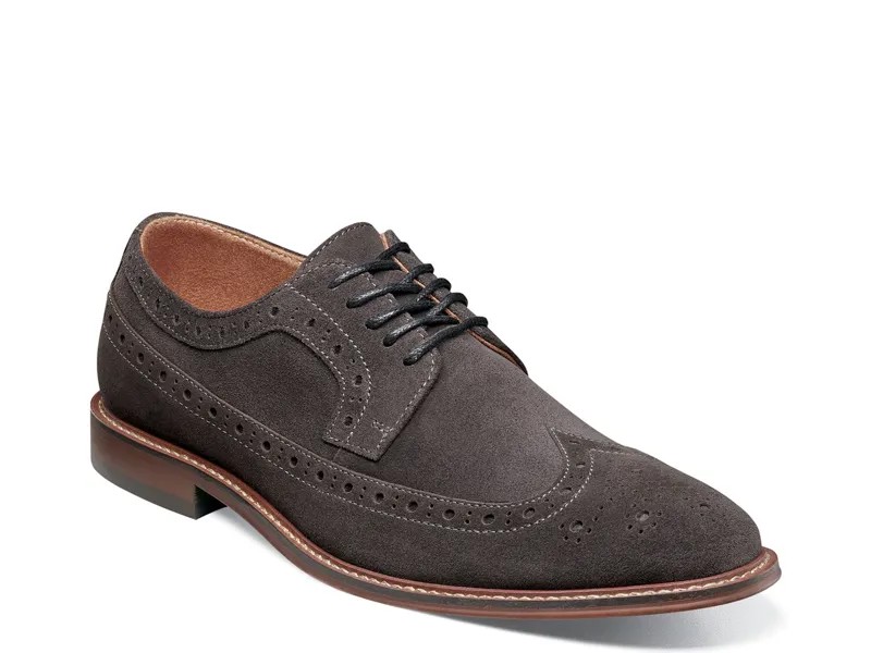 Туфли-оксфорды Stacy Adams Marligan Wingtip, серый