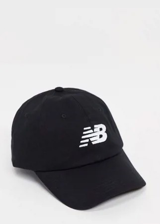Черная кепка с логотипом New Balance-Черный цвет