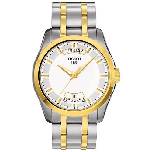 Наручные часы TISSOT T-Classic, серебряный, белый