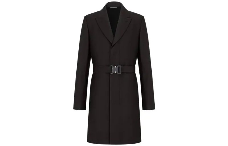 Пальто мужское черное Dior, черный