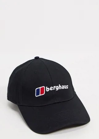 Черная кепка с логотипом Berghaus Recognition-Черный цвет