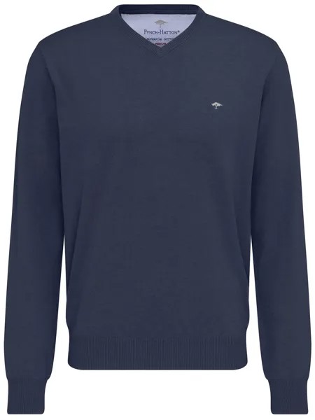 Пуловер FYNCH HATTON V Neck, синий
