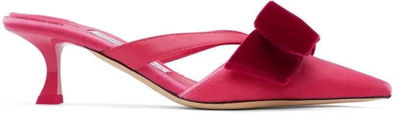 Розовые туфли без задника Flaca 50 Jimmy Choo