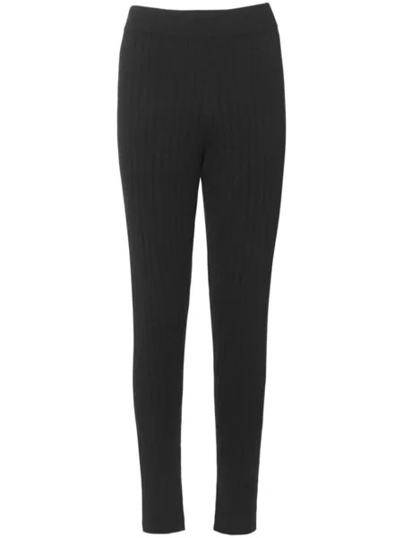Cashmere In Love спортивные брюки Luz из ребристого кашемира и шерсти, черный