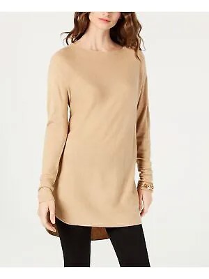 INC Женская золотистая рубашка с длинным рукавом и длинными рукавами, рабочая туника-свитер XXL