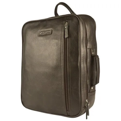 Мужской кожаный рюкзак Carlo Gattini Vivaro black 3075-01