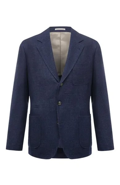 Пиджак изо льна и шерсти Brunello Cucinelli