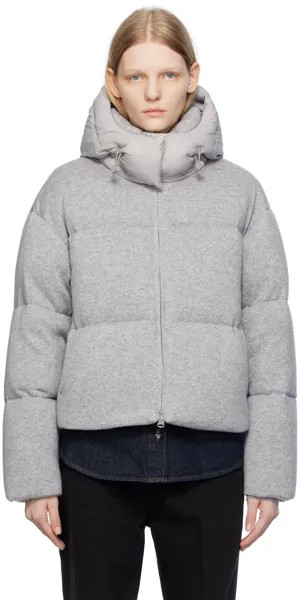 Серый Пуховик Tessy-K Светло-серый Mackage