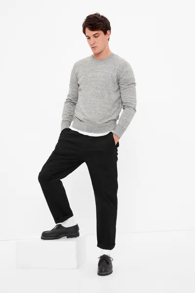 Легкий хлопковый свитер Core Gap, серый