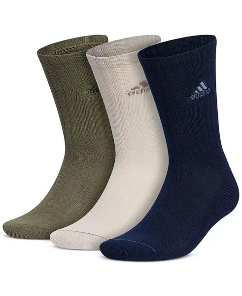 Мужские 3-к. Классические мягкие носки с логотипом adidas, синий