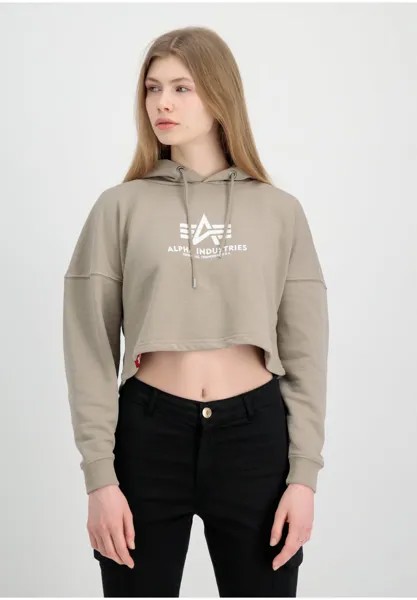 Толстовка с капюшоном Alpha Industries, песочный