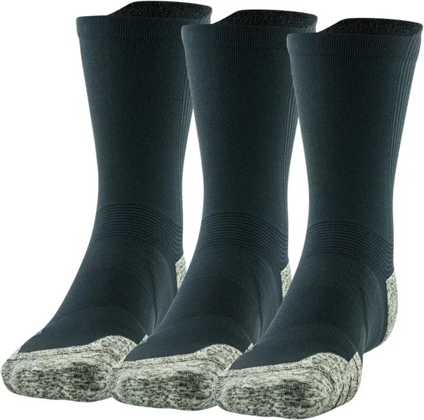 Носки ArmourDry Run Cushion Crew, 3 пары Under Armour, черный