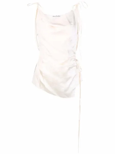 Acne Studios блузка без рукавов с воротником-хомутом
