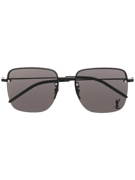 Saint Laurent Eyewear солнцезащитные очки SL312M с монограммой