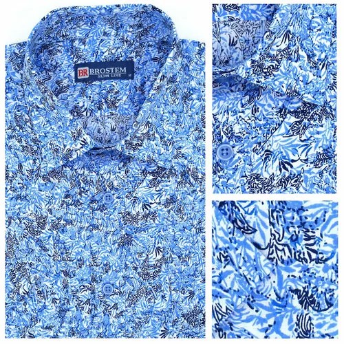 Рубашка Brostem, размер 52, голубой