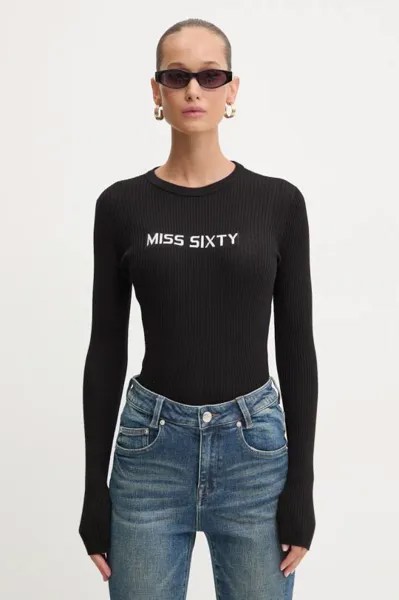 Шерстяной свитер Miss Sixty, черный