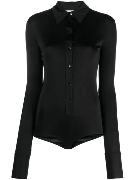 Рубашка с длинными рукавами Sportmax, черный
