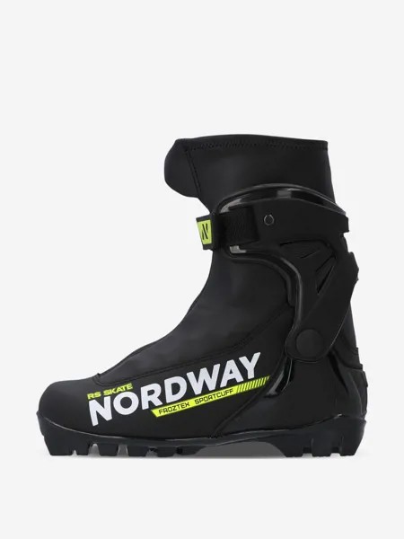 Ботинки для беговых лыж детские Nordway RS Skate NNN, Черный, размер 37.5