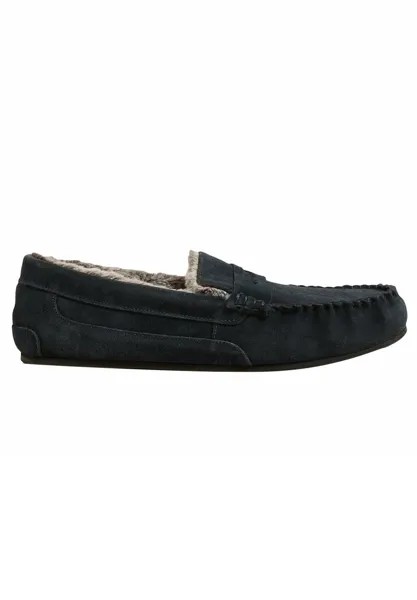 Тапочки FRESHFEET FLEECE LINED SUEDE Marks & Spencer, цвет navy