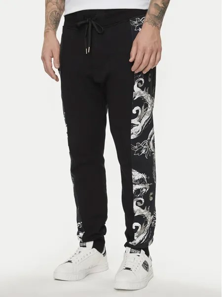 Спортивные брюки стандартного кроя Versace Jeans Couture, черный