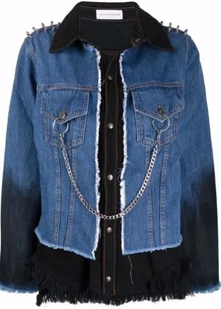 Faith Connexion джинсовая куртка с цепочным декором