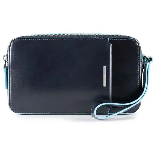 Многофункциональное портмоне Piquadro AC4221B2/BLU2 с двумя отделениями синее