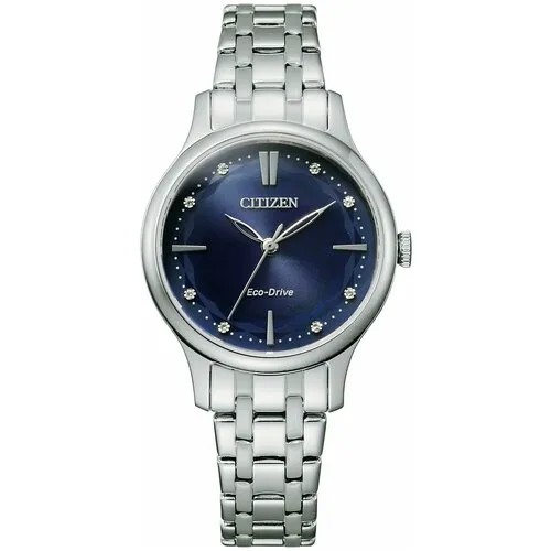 Наручные часы CITIZEN Японские наручные часы Citizen EM0890-85L, серебряный