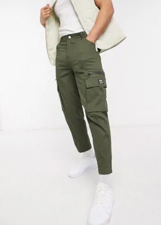 Суженные книзу брюки в утилитарном стиле WESC-Зеленый цвет