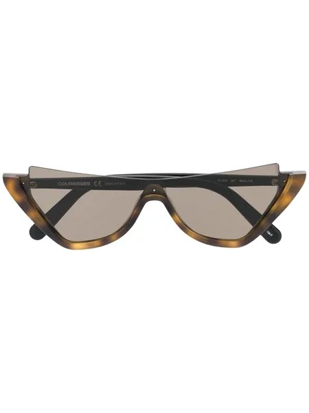 Courrèges Eyewear массивные солнцезащитные очки