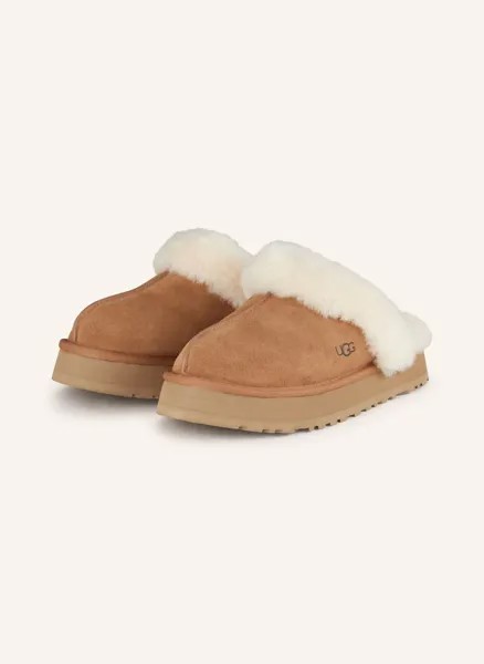 Мюли дискетные Ugg, коричневый