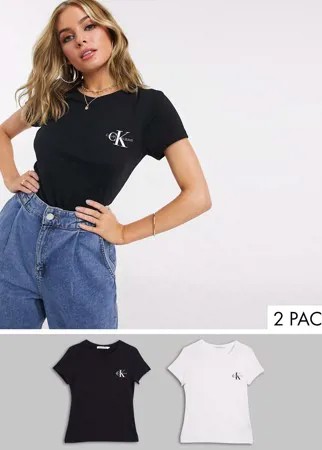 Набор из 2 футболок разных цветов Calvin Klein Jeans-Мульти