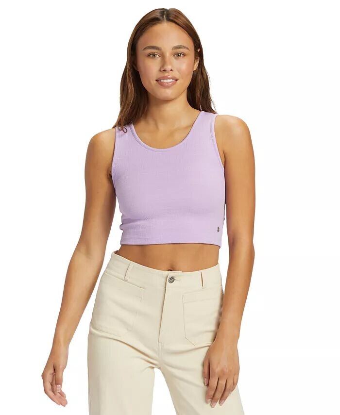 Укороченная майка Juniors' Good Keepsake Roxy, фиолетовый
