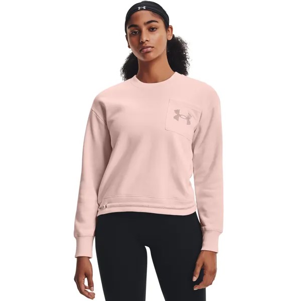 Свитшот женский Under Armour 1365847 розовый 44 RU