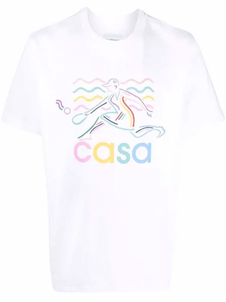 Casablanca Tennis Club cotton T-shirt