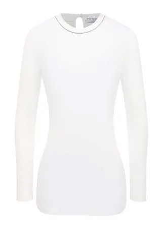 Хлопковый лонгслив Brunello Cucinelli