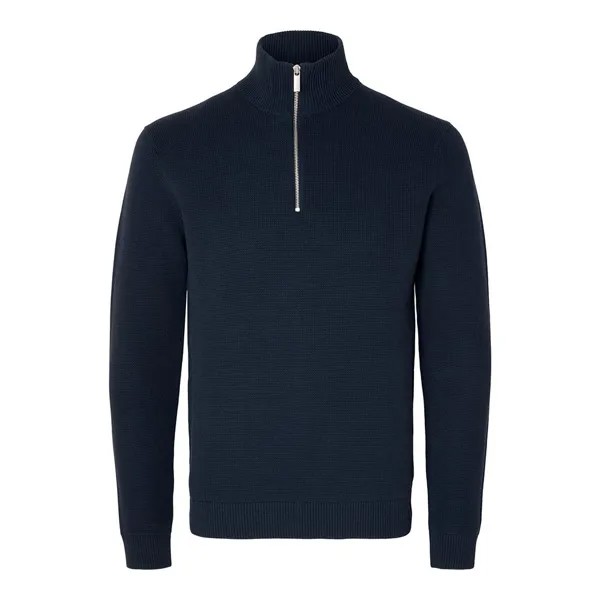 Свитер Selected Dane Half Zip, синий