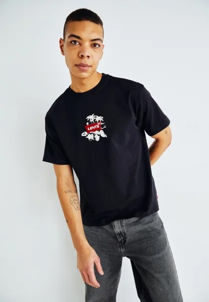 Футболка с принтом Vintage Fit Graphic Tee Levi's, цвет lse_batwing badge floral caviar