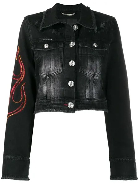 Philipp Plein джинсовая куртка Flame