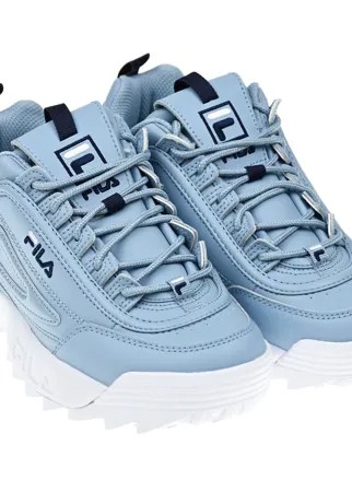 Голубые кроссовки DISRUPTOR II PREMIUM FILA детские