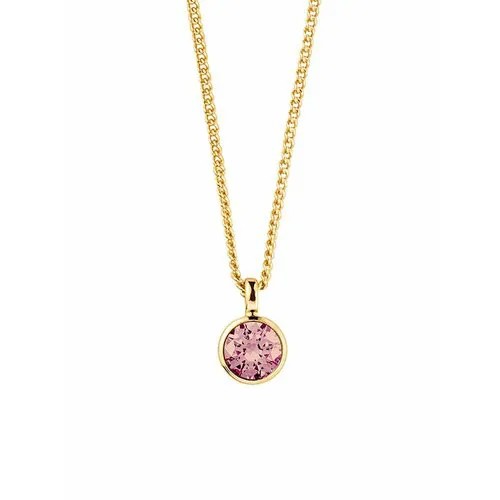 Колье DYRBERG/KERN, кристаллы Swarovski, кристалл, желтый, розовый