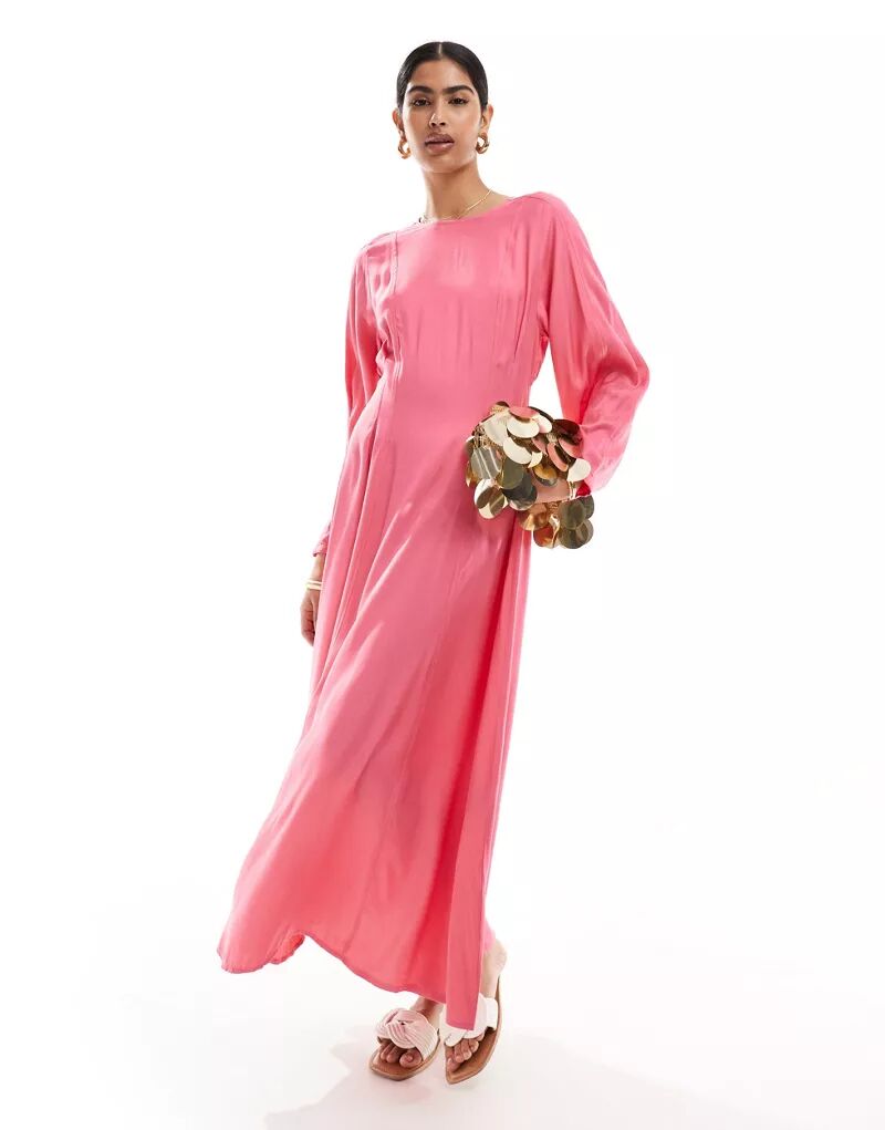 Розовое платье миди InWear Cleo In Wear